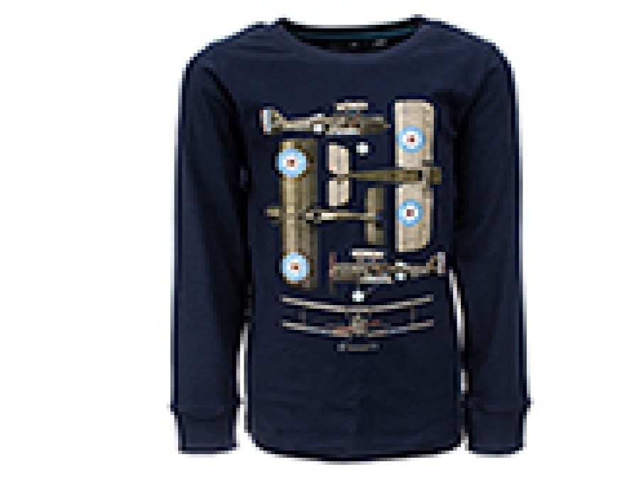 Boys STONES and BONES T-Shirts With Long Sleeves | Tougher - Finish Moss - Stones And Bones