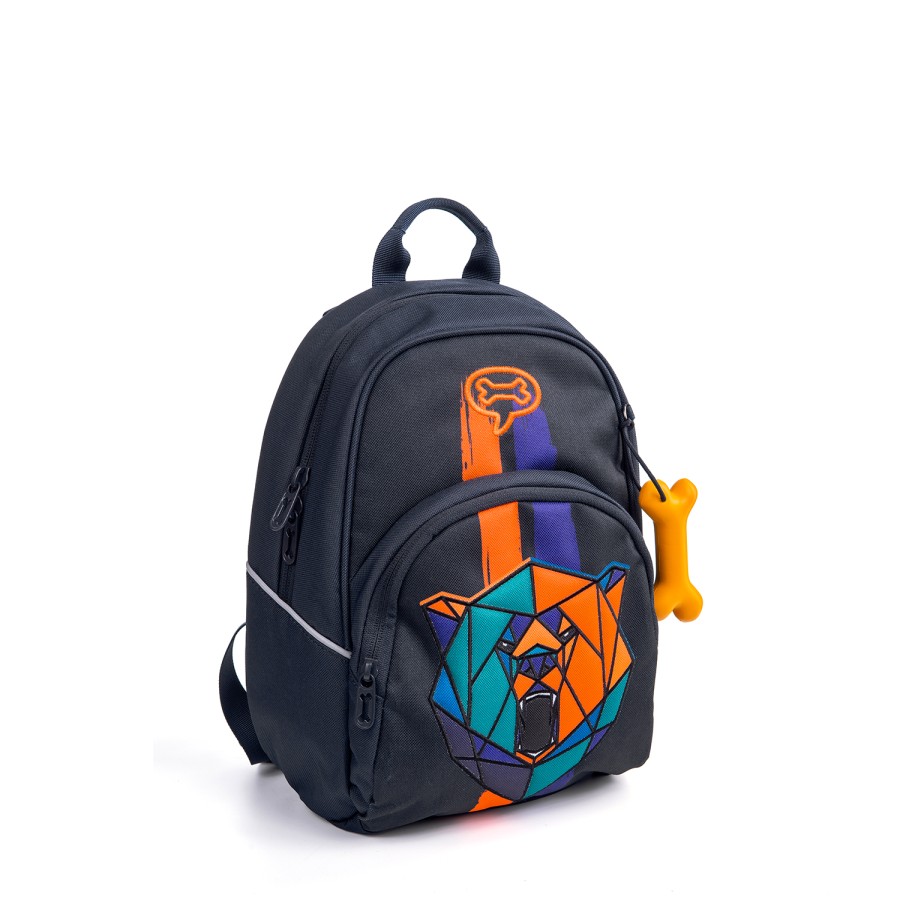 Boys STONES and BONES Toddler Backpacks | Laurel 2.0 - Roar Navy - Stones And Bones