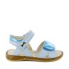 Girls STONES and BONES Sandals | Ferla Calf - Metal Ice-Blue - Stones And Bones