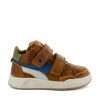 Girls STONES and BONES Mid Shoes | Ricat Calf - Crs Cuoio + Denim - Stones And Bones