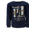 Boys STONES and BONES T-Shirts With Long Sleeves | Tougher - Silver Bullet Navy - Stones And Bones