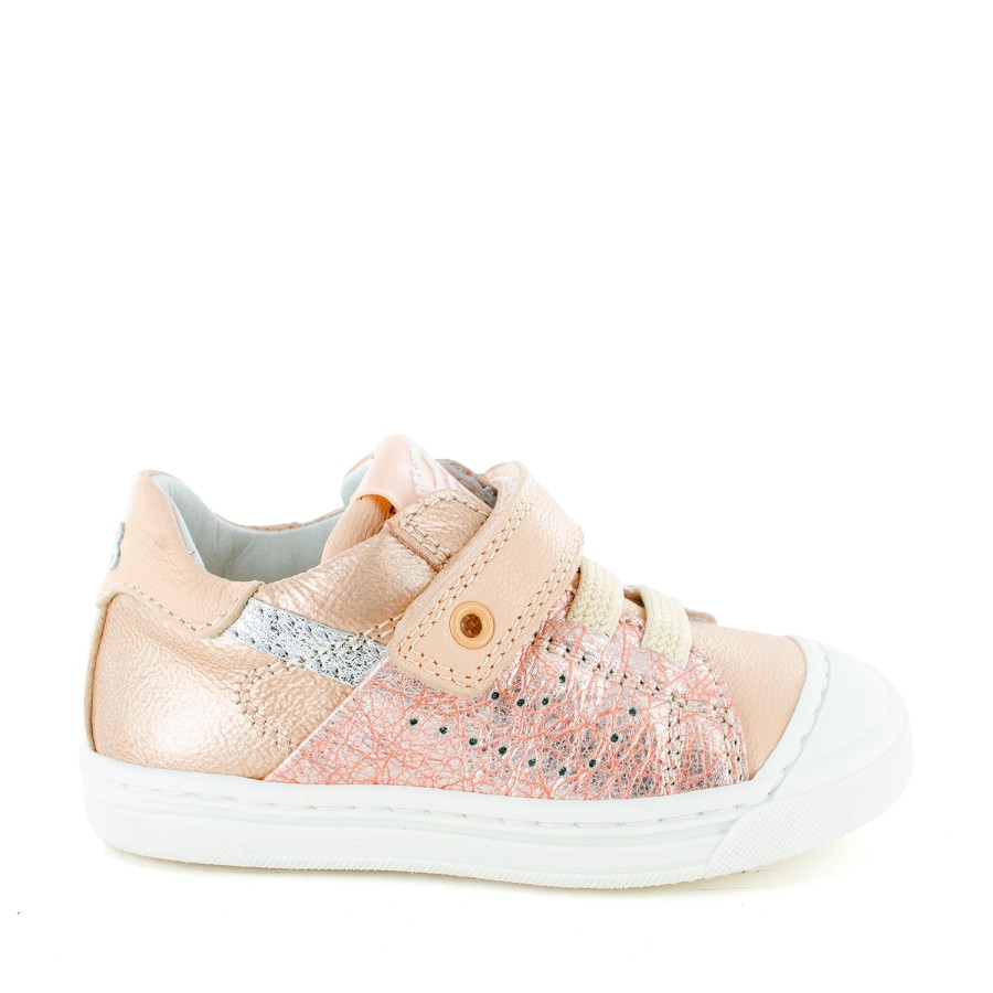 Girls STONES and BONES Low Shoes | Masp Calf - Metal Nude - Stones And Bones