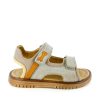 Boys STONES and BONES Sandals | Tembo Nab Taupe + Cream - Stones And Bones