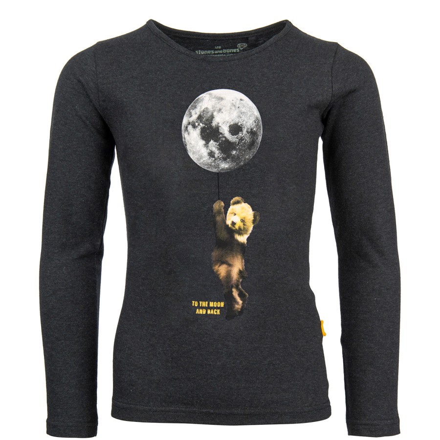 Girls STONES and BONES T-Shirts With Long Sleeves | Blissed - To The Moon D.M.Grey - Stones And Bones