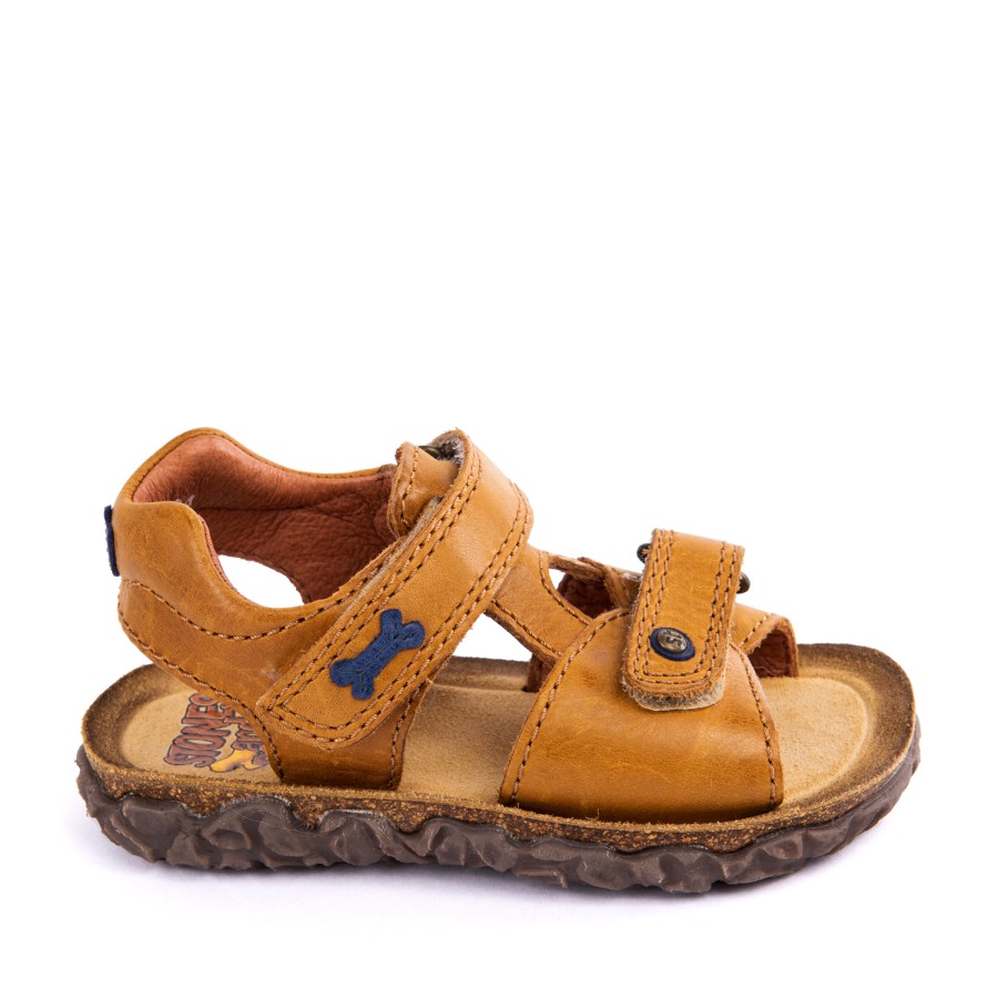 Boys STONES and BONES Sandals | Ranco Vit Cognac - Stones And Bones