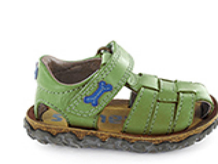 Boys STONES and BONES Sandals | Raxi Nab Grass + Steelblue - Stones And Bones