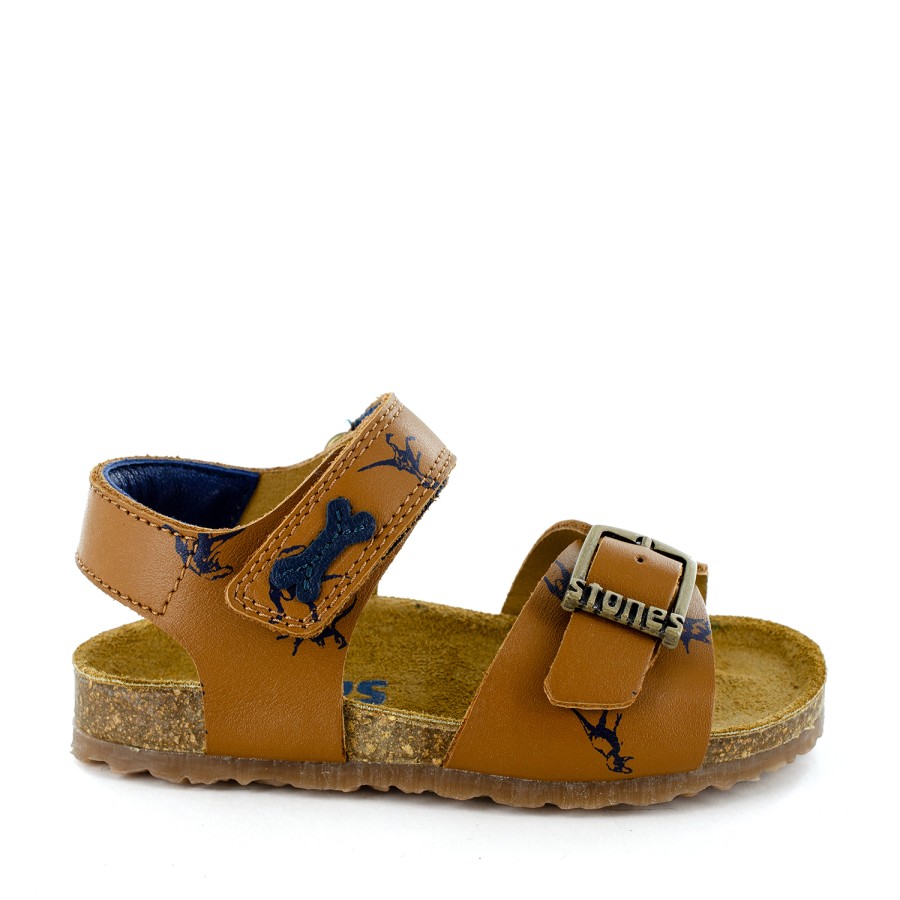 Boys STONES and BONES Sandals | Losto Calf Cuoio - Stones And Bones