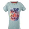 Boys STONES and BONES T-Shirts Short Sleeves | Russell - Embossed Rex Atlantic - Stones And Bones