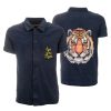 Boys STONES and BONES Shirts | Capture - Tiger Navy - Stones And Bones