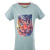 Boys STONES and BONES T-Shirts Short Sleeves | Russell - Savage Electric - Stones And Bones