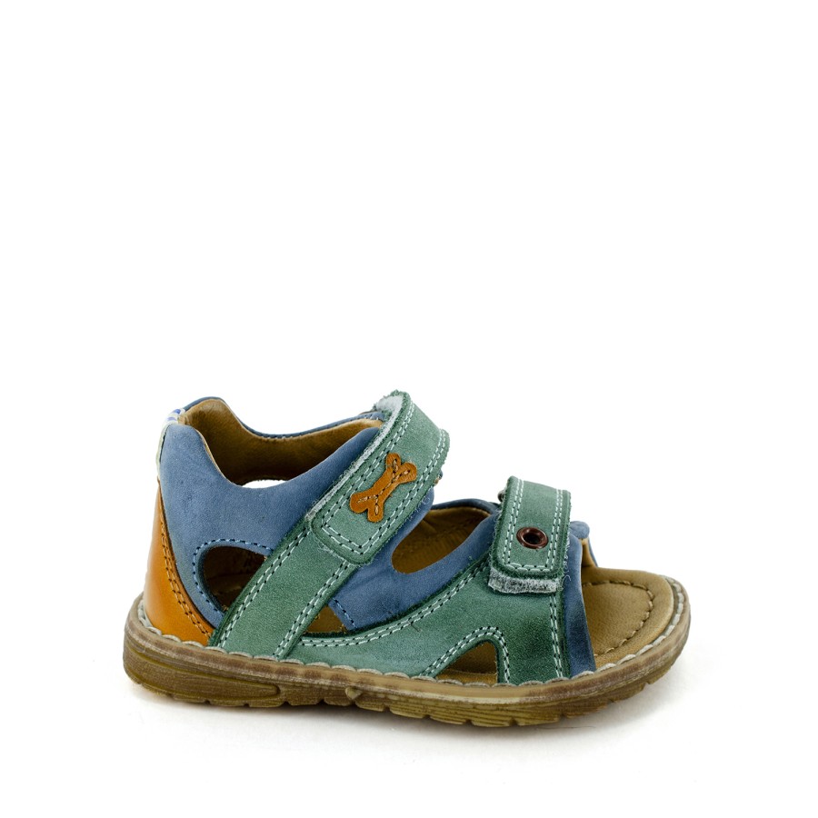 Girls STONES and BONES Sandals | Loke Calf Oxide + Denim - Stones And Bones