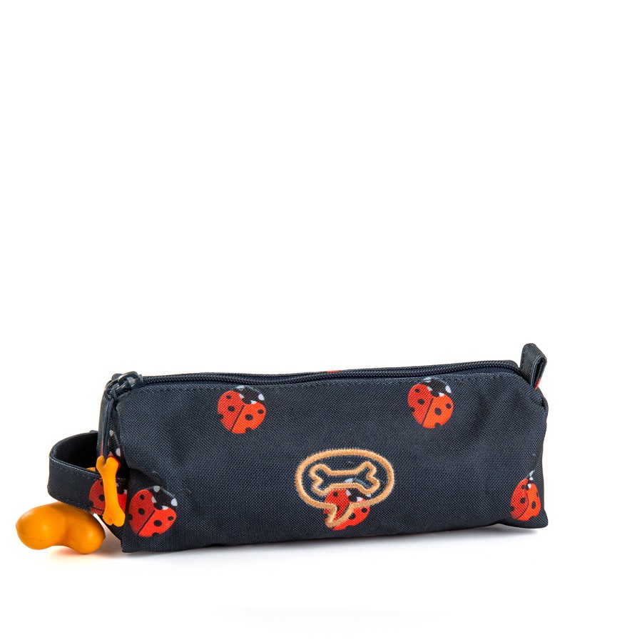 Girls STONES and BONES Pencil Cases | Oregon 2.0 - Ladybugs Navy - Stones And Bones