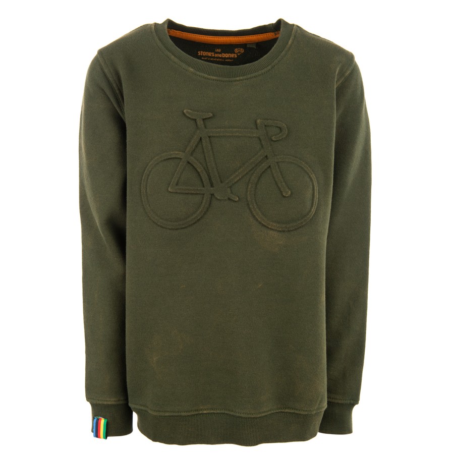 Boys STONES and BONES Sweaters No Hood | Impress Adult - Bike Khaki - Stones And Bones