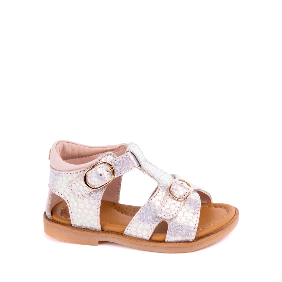 Girls STONES and BONES Sandals | Meue Metal Old Rose - Stones And Bones