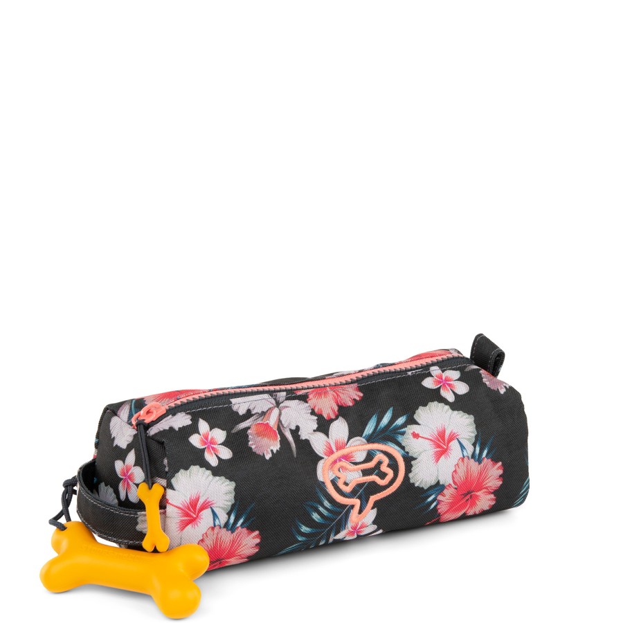 Girls STONES and BONES Pencil Cases | Oregon 2.0 - Flowers Navy - Stones And Bones