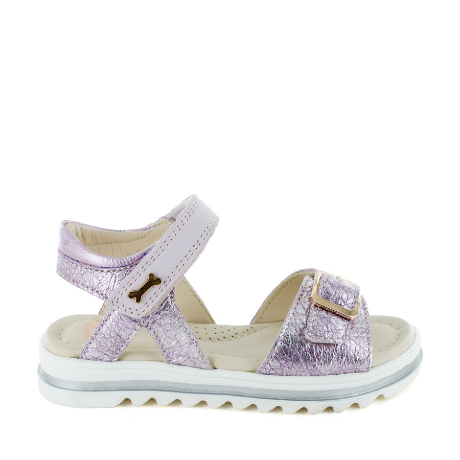 Girls STONES and BONES Sandals | Dalid Metal Lilac - Stones And Bones