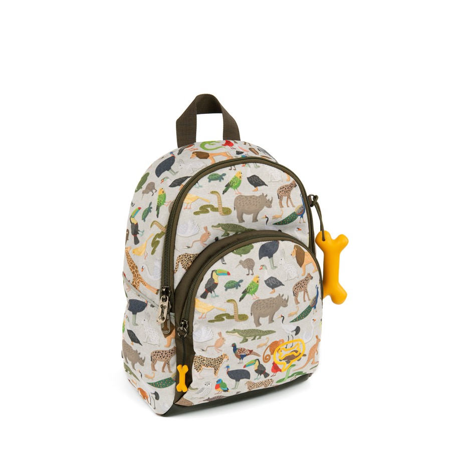 Girls STONES and BONES Toddler Backpacks | Laurel - Zoo Mud - Stones And Bones