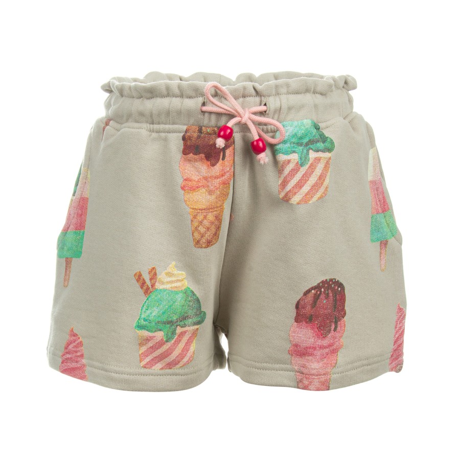 Girls STONES and BONES Shorts | Palm - Ice Pattern Sand - Stones And Bones