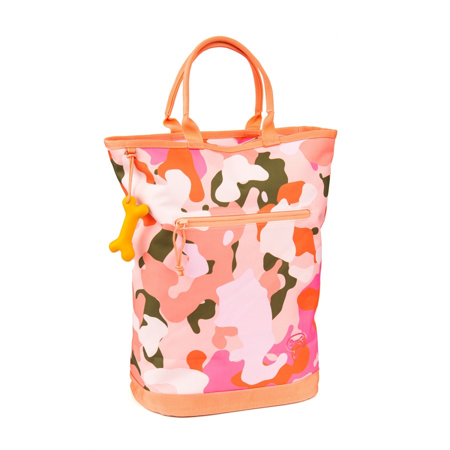 Girls STONES and BONES Tote Bags | Spring - Camouflage Peach - Stones And Bones