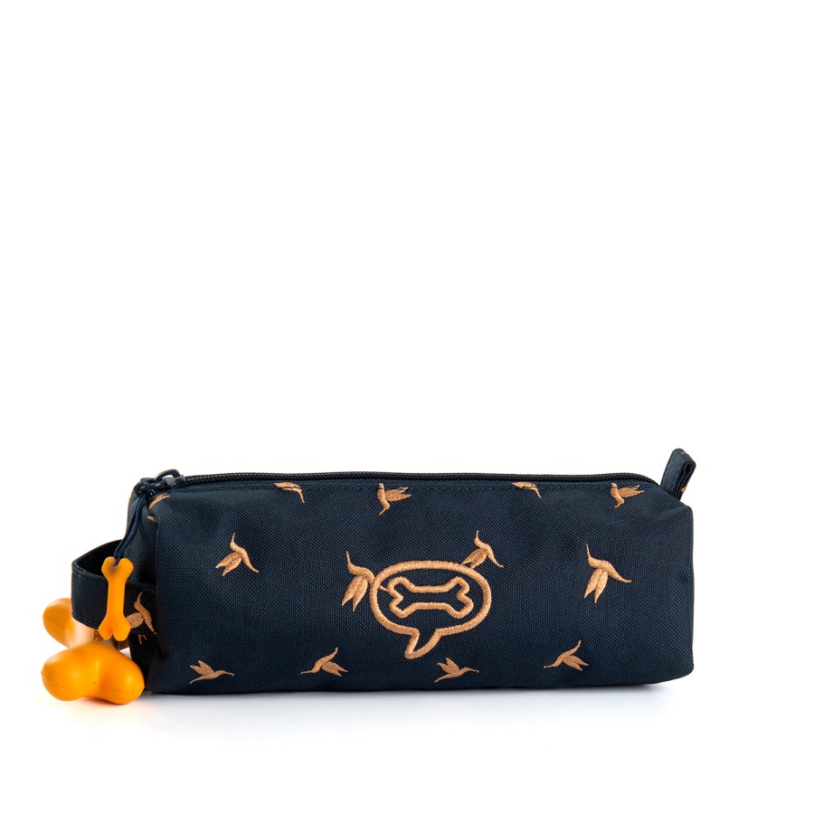 Girls STONES and BONES Pencil Cases | Oregon 2.0 - Hummingbirds Navy - Stones And Bones