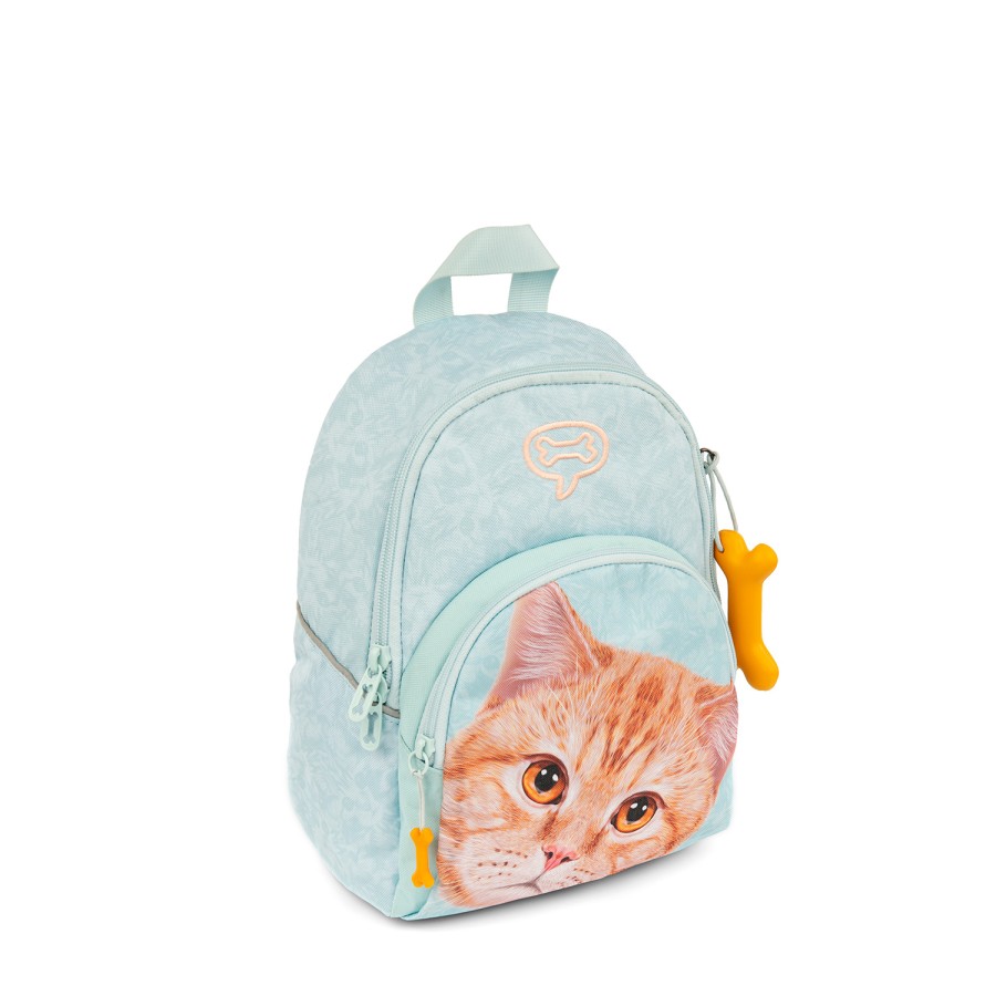 Girls STONES and BONES Toddler Backpacks | Laurel Pl - Cat Aqua - Stones And Bones