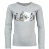 Girls STONES and BONES T-Shirts With Long Sleeves | Blissed - Yaass M.Grey - Stones And Bones