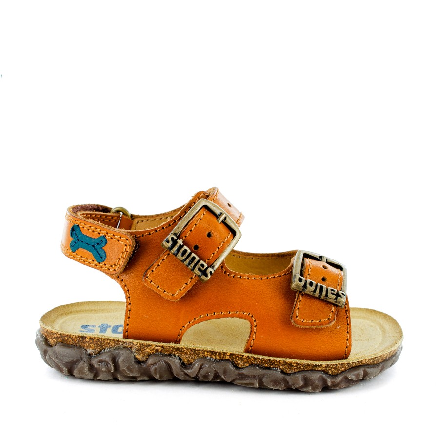 Boys STONES and BONES Sandals | Wham Calf Cuoio - Stones And Bones