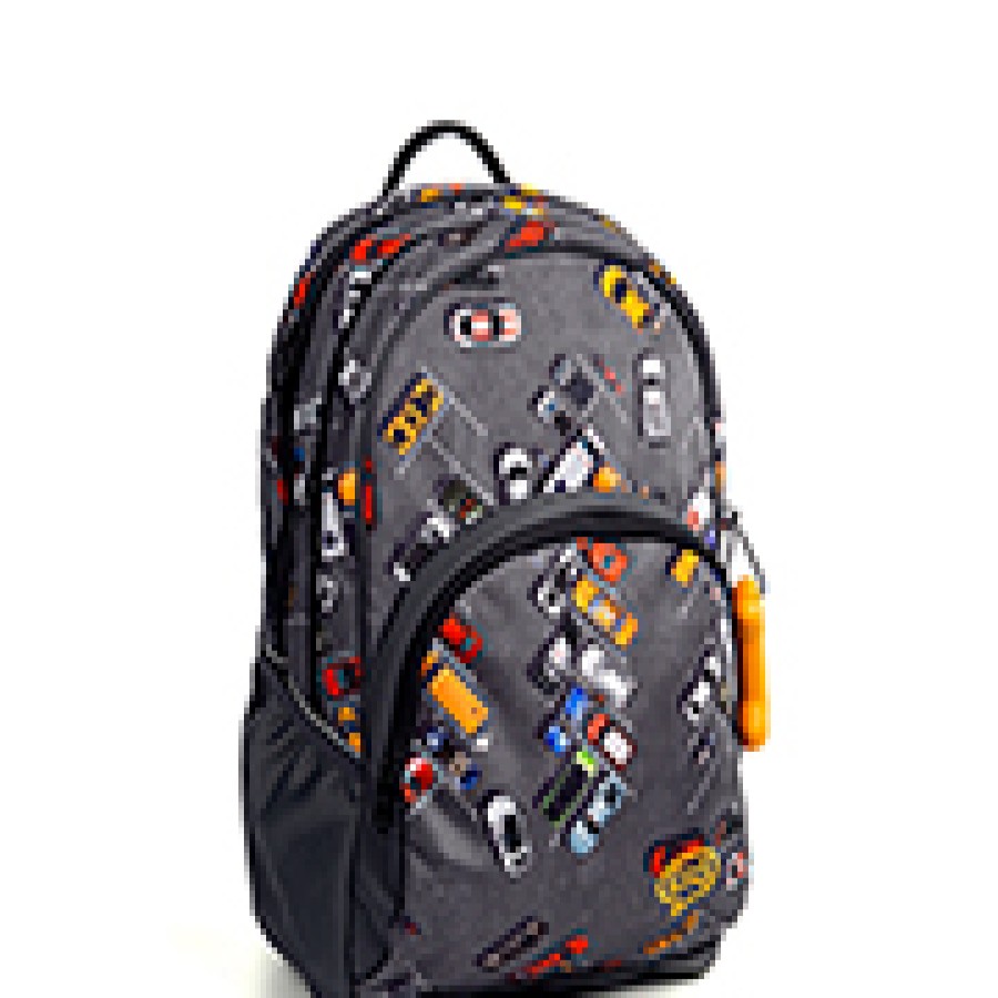 Boys STONES and BONES Backpacks | Aspen 3.0 - Car Collection Navy - Stones And Bones