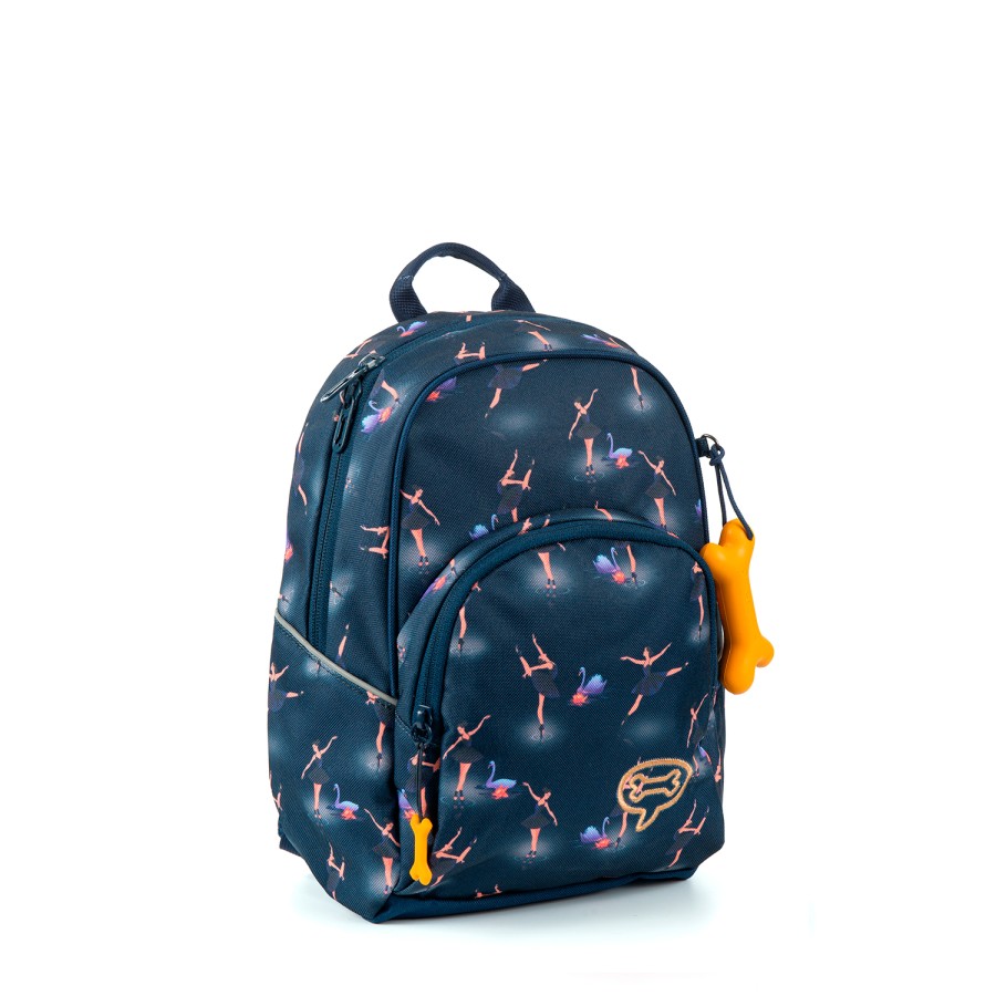 Girls STONES and BONES Toddler Backpacks | Laurel 2.0 - Ballerinas Indigo - Stones And Bones