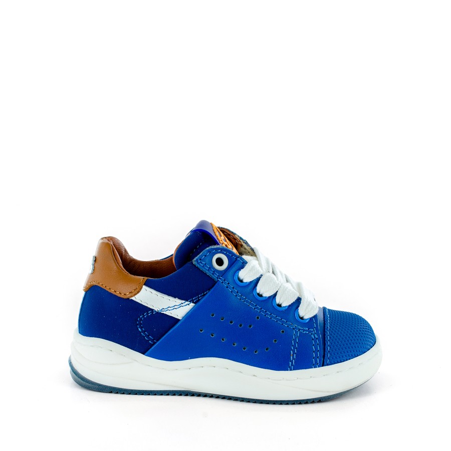 Boys STONES and BONES Low Shoes | Arri Calf L.Blue - Stones And Bones