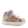 Girls STONES and BONES Mid Shoes | Flara Vit - Glitter Old Rose - Stones And Bones