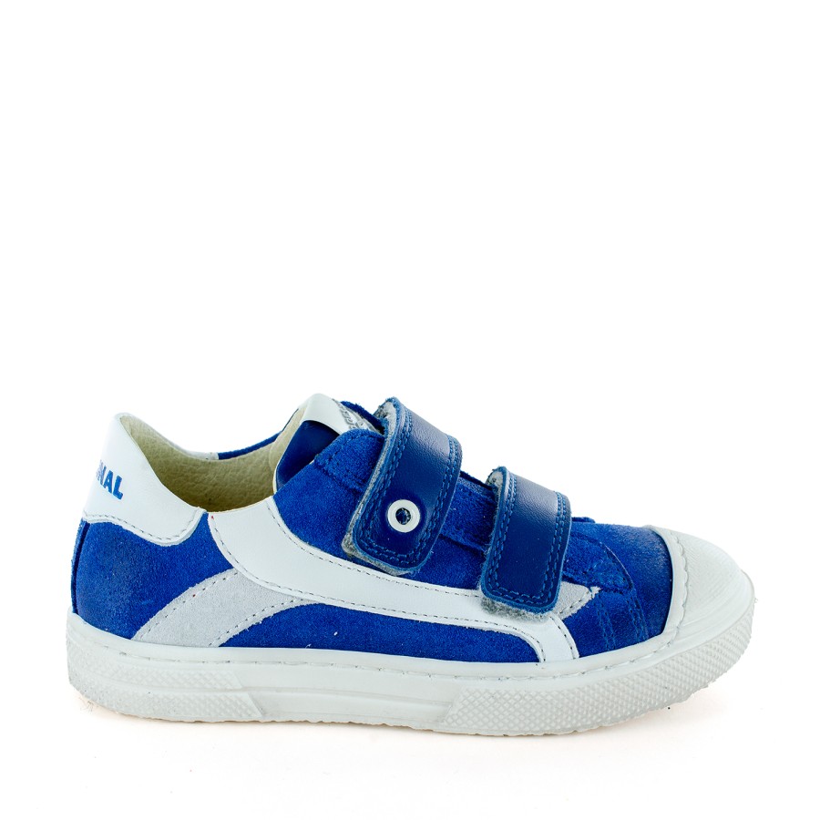 Boys STONES and BONES Low Shoes | Marro Crs Cobalt + White - Stones And Bones