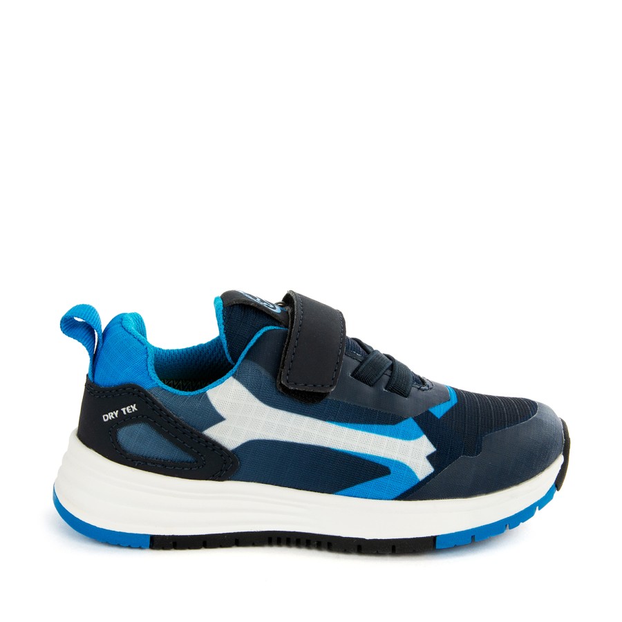 Boys STONES and BONES Sneakers | Swift V Velcro Dry Tex Navy - Stones And Bones