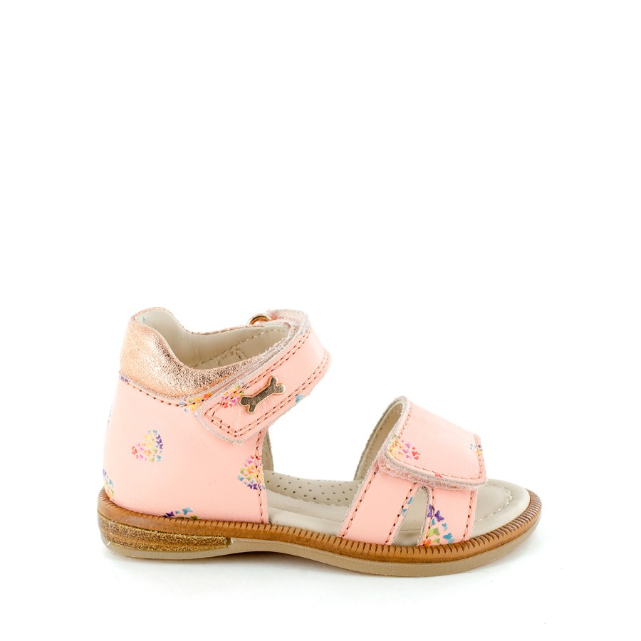 Girls STONES and BONES Sandals | Ziar Calf Peach - Stones And Bones