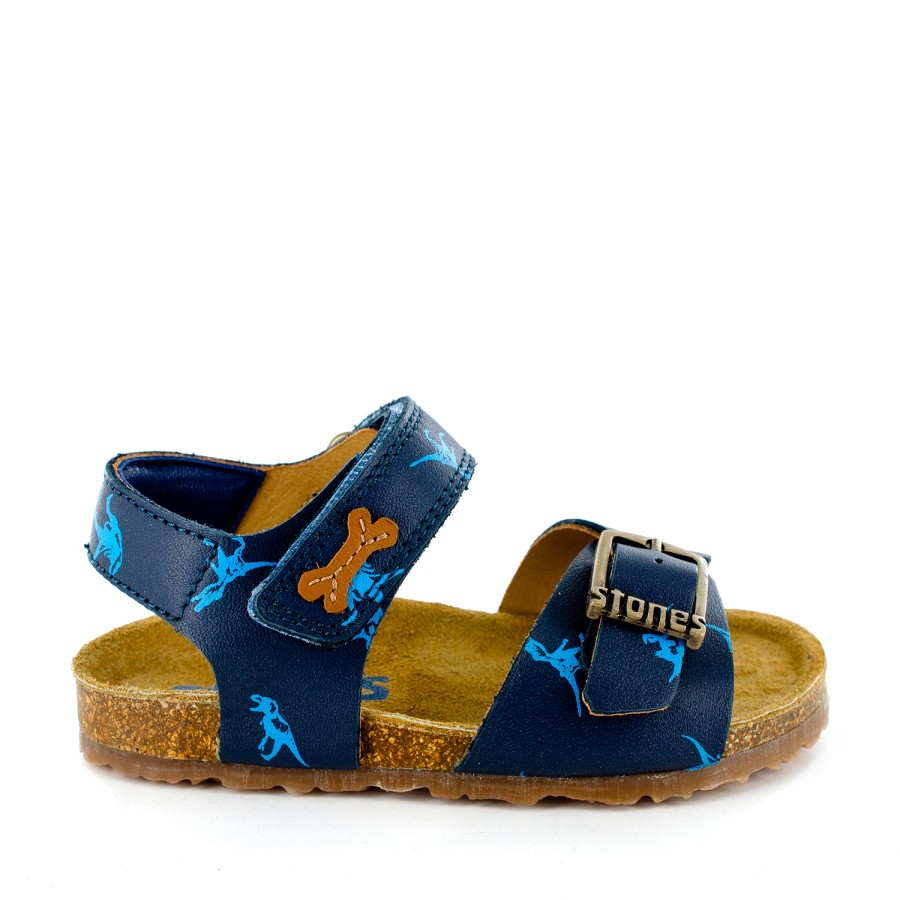 Boys STONES and BONES Sandals | Losto Calf Navy - Stones And Bones