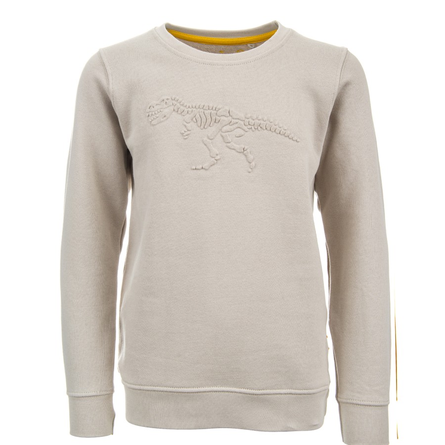 Boys STONES and BONES Sweaters No Hood | Impress - Embossed Rex Sand - Stones And Bones