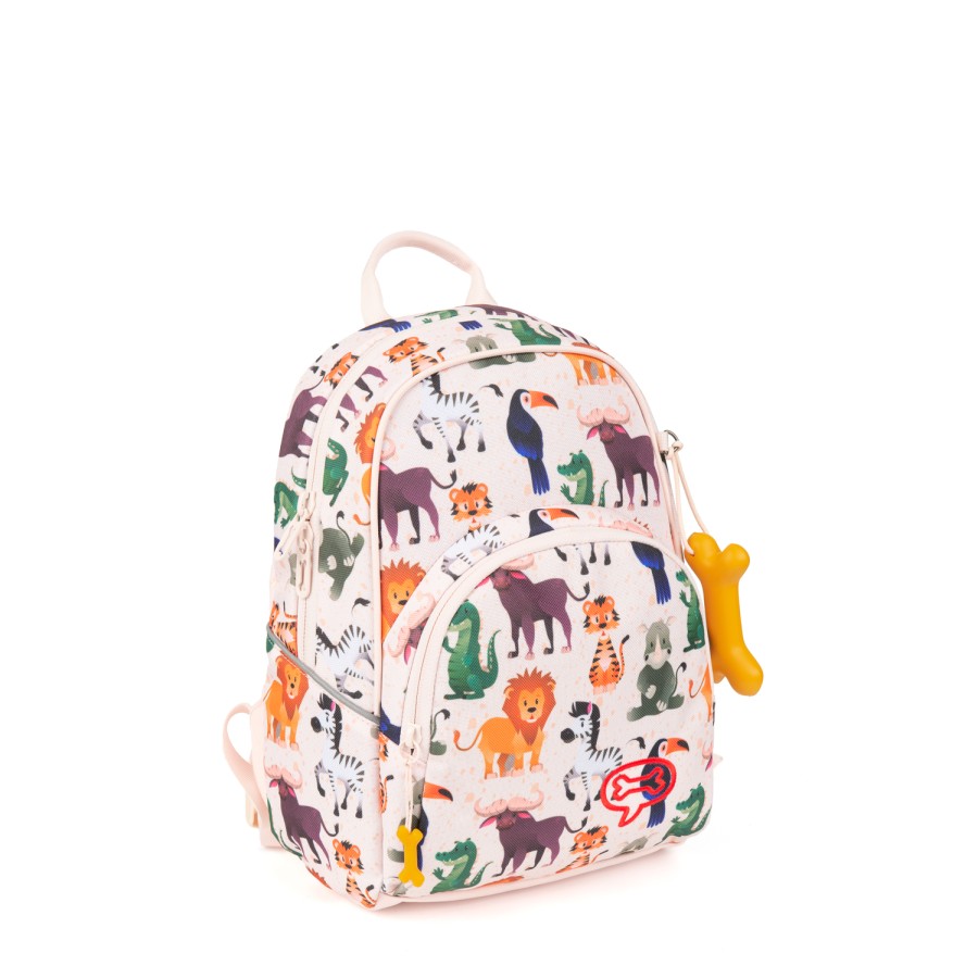 Girls STONES and BONES Toddler Backpacks | Laurel 2.0 - Wildlife Natural - Stones And Bones