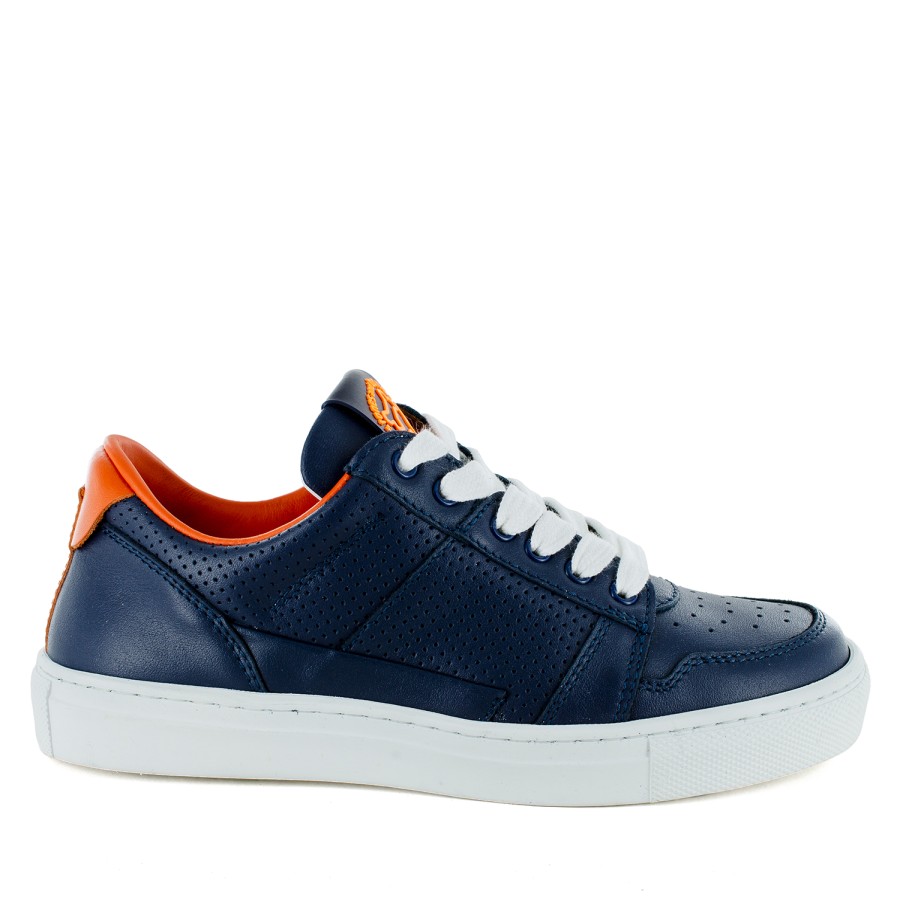 Boys STONES and BONES Low Shoes | Motias Calf Navy - Stones And Bones