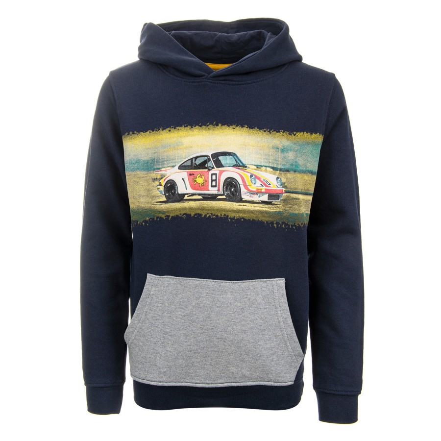 Boys STONES and BONES Hoodies | Florida - Golden Navy + M.Grey - Stones And Bones