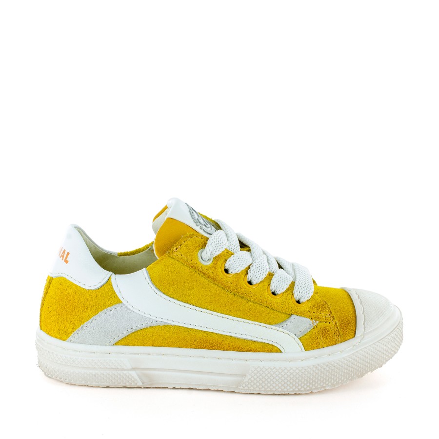 Girls STONES and BONES Low Shoes | Maust Crs Yellow + White - Stones And Bones