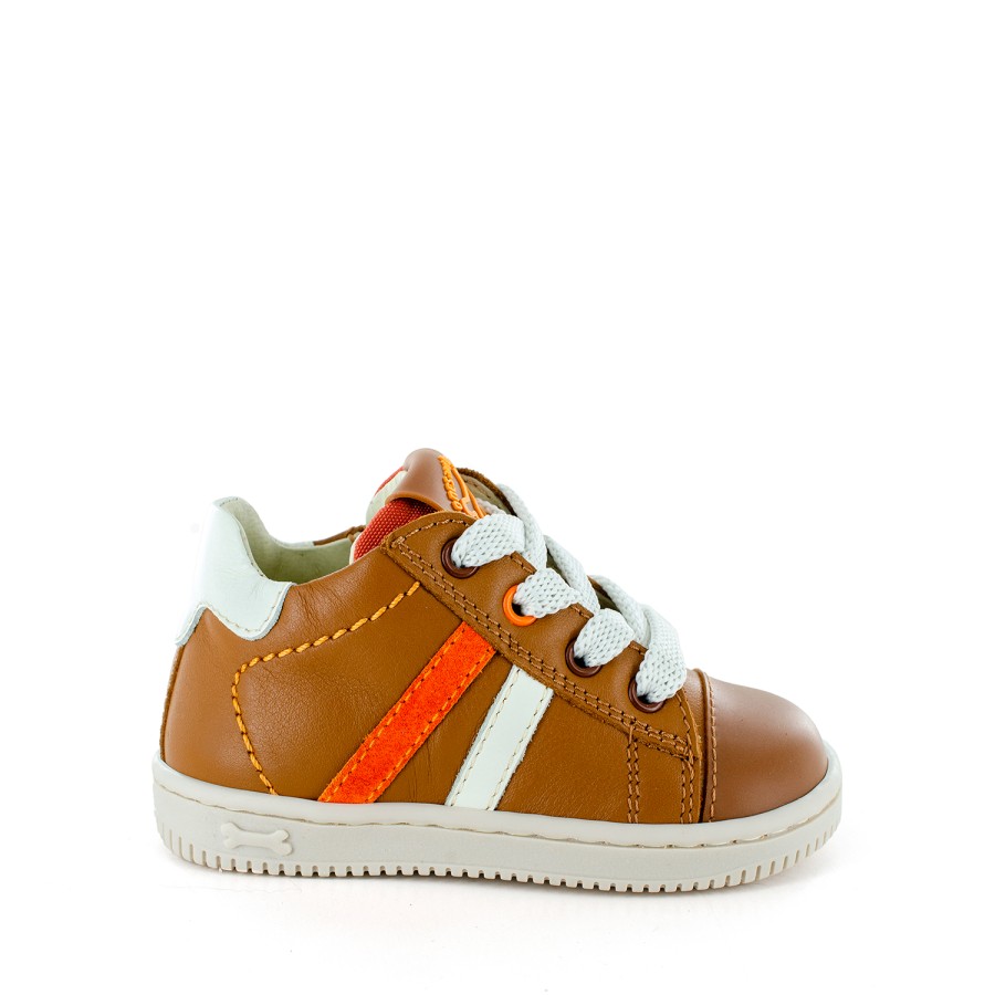 Boys STONES and BONES Low Shoes | Nepo Calf Cuoio + Ivor - Stones And Bones