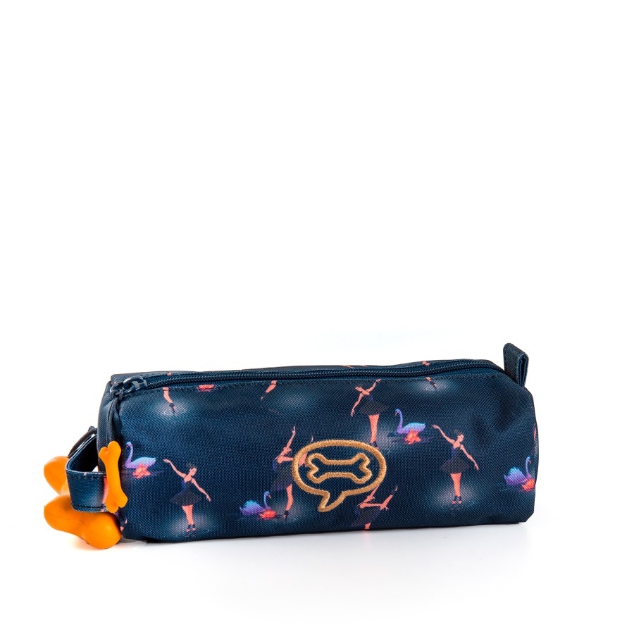 Girls STONES and BONES Pencil Cases | Oregon 2.0 - Ballerinas Indigo - Stones And Bones