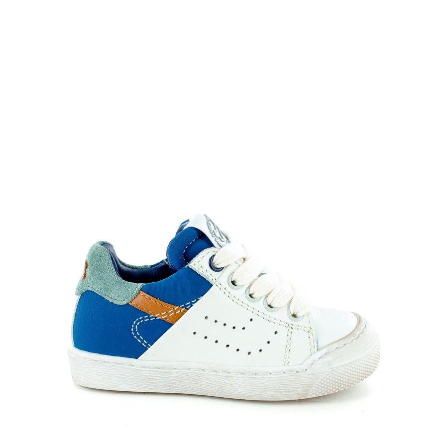 Boys STONES and BONES Low Shoes | Acro Vit Ivor + Denim - Stones And Bones