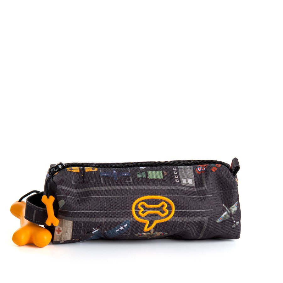 Boys STONES and BONES Pencil Cases | Oregon 2.0 - Airshow Black - Stones And Bones