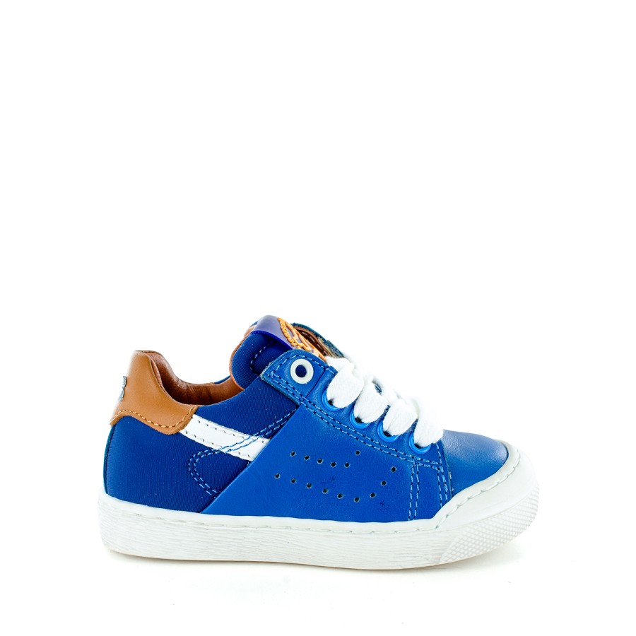 Boys STONES and BONES Low Shoes | Acro Calf L.Blue - Stones And Bones