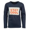 Boys STONES and BONES T-Shirts With Long Sleeves | Skipper - Stay Cool Navy - Stones And Bones