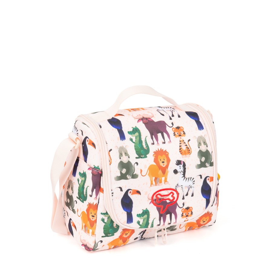 Girls STONES and BONES Lunch Bags | Bobo - Wildlife Natural - Stones And Bones