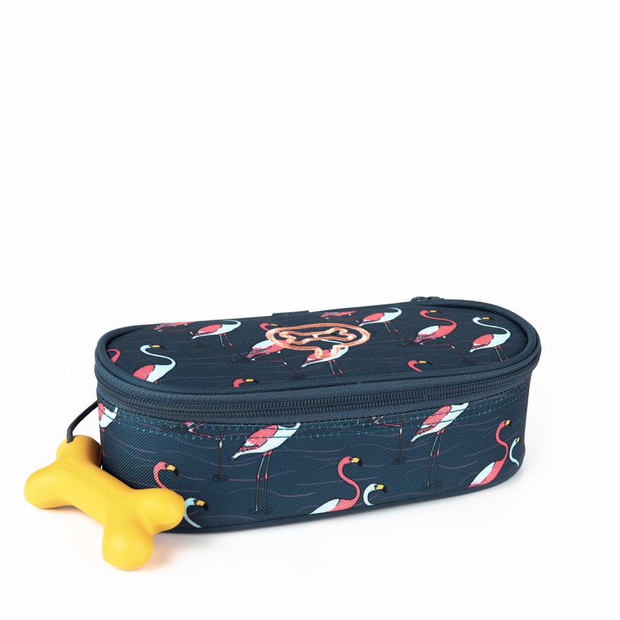 Girls STONES and BONES Pencil Boxes | Oak - Flamingos Jeans - Stones And Bones