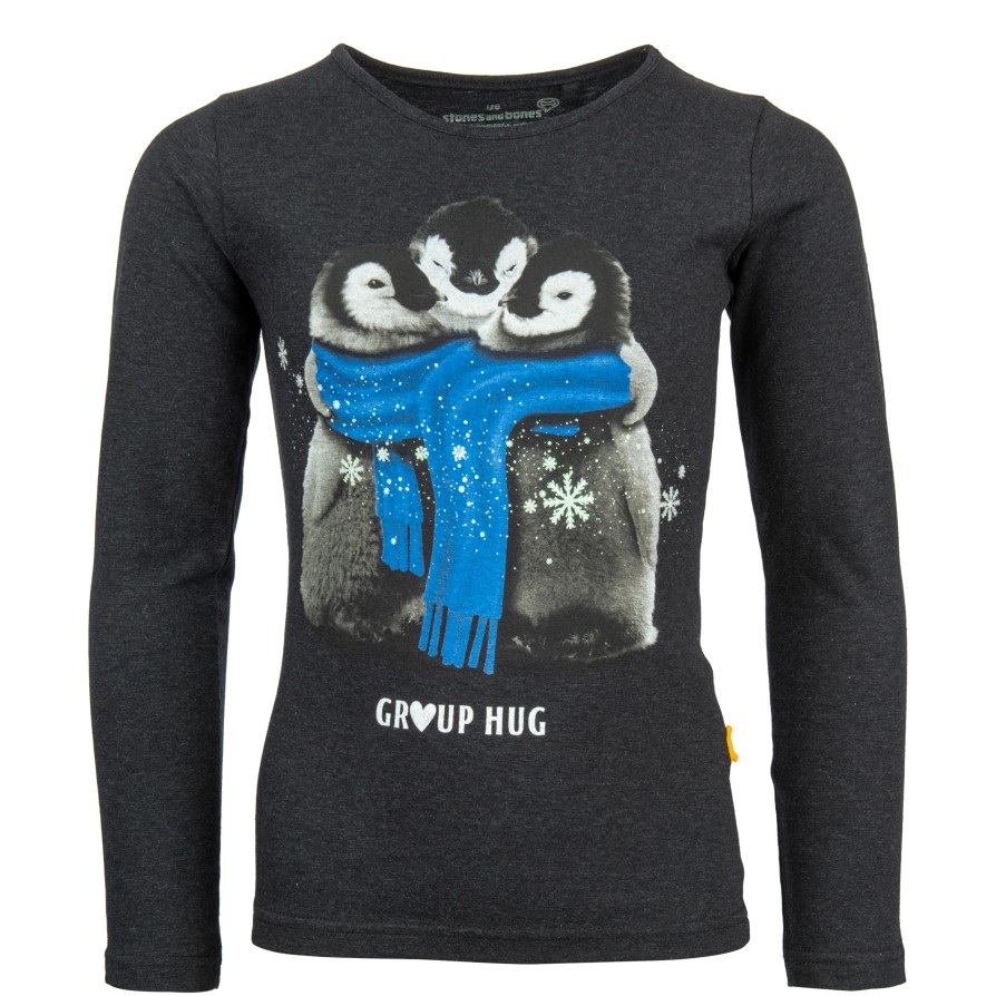 Girls STONES and BONES T-Shirts With Long Sleeves | Blissed - Grouphug D.M.Grey - Stones And Bones