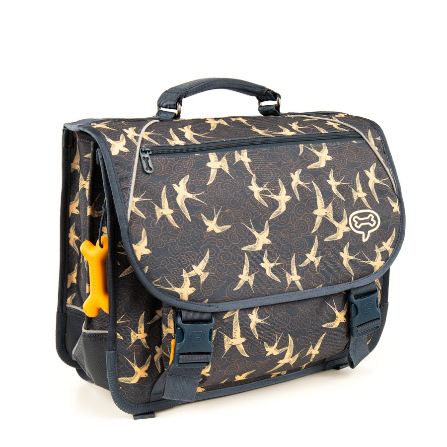 Girls STONES and BONES School Bags | Cedar - Swallows Navy - Stones And Bones